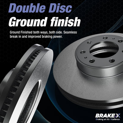 Aegis OE+ GEOMET Coated Replacement Brake Rotors #BRXSP-FR-CX-281