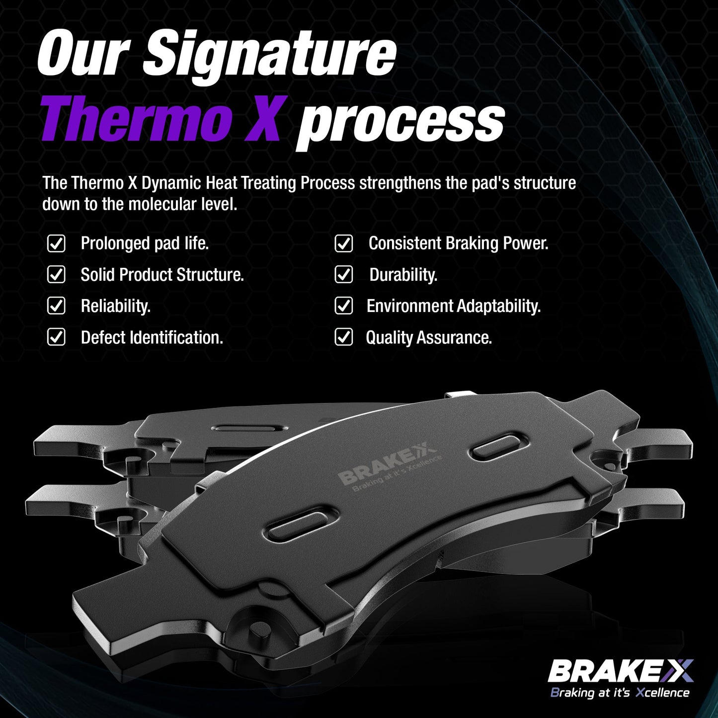 Alpha PH Neutral Ceramic OE+ Replacement Brake Pads #BRXSP-FR-XC-135