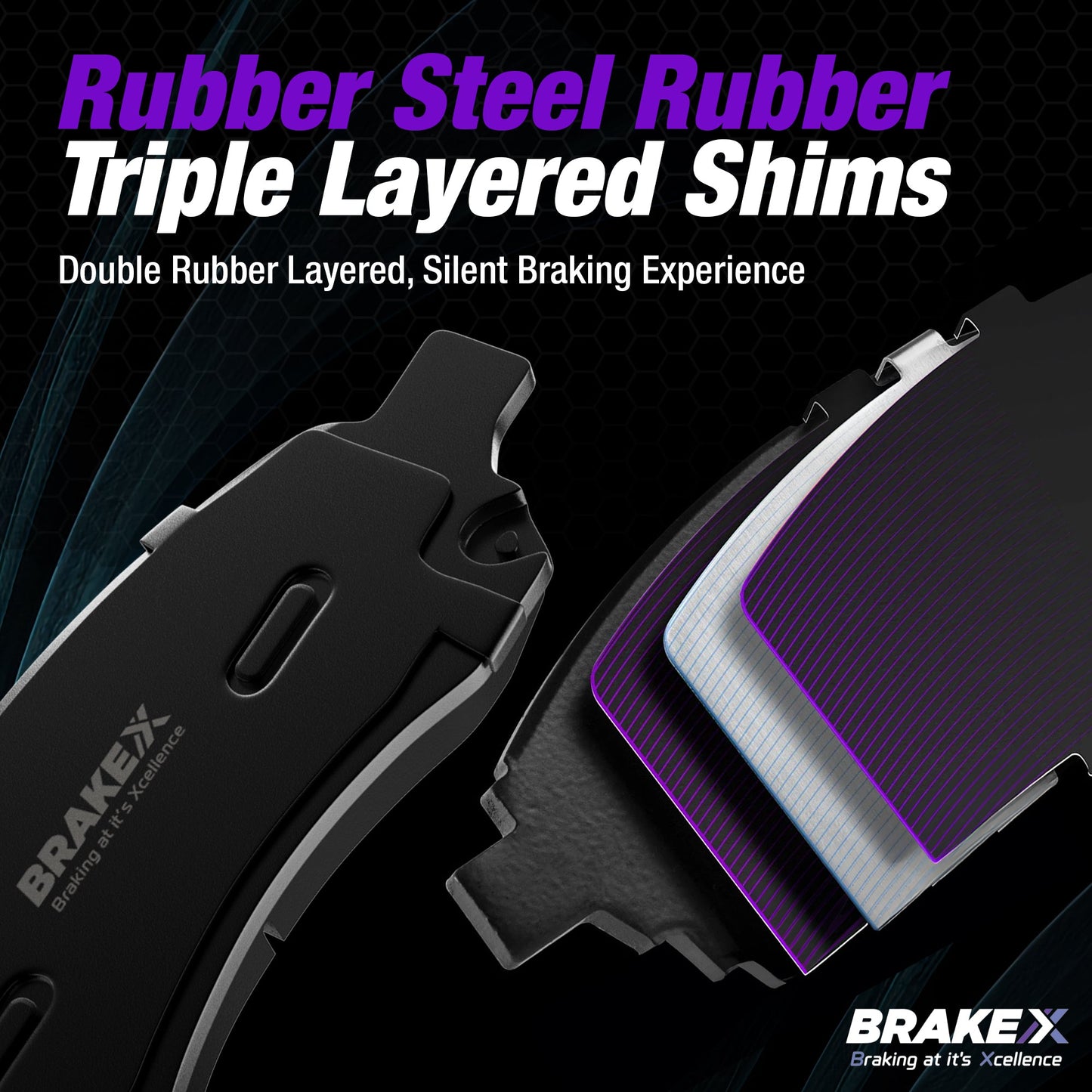 Alpha PH Neutral Ceramic OE+ Replacement Brake Pads #BRXSP-FF-XC-23